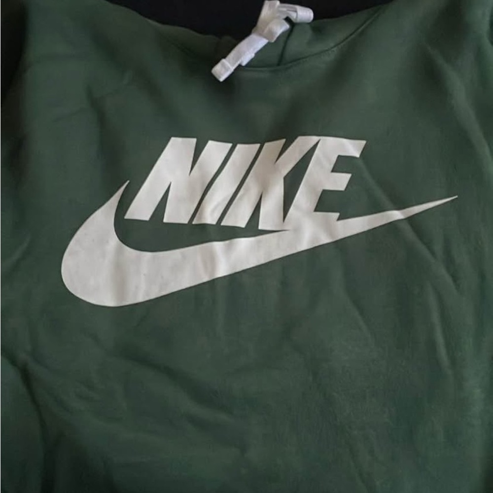 Nike Forest Green hoodie with White Logo